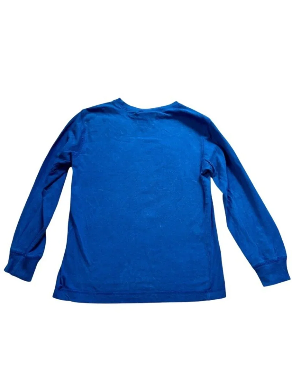 Gymboree Blue Turkey Tie Graphic Long Sleeve Shirt Size 7